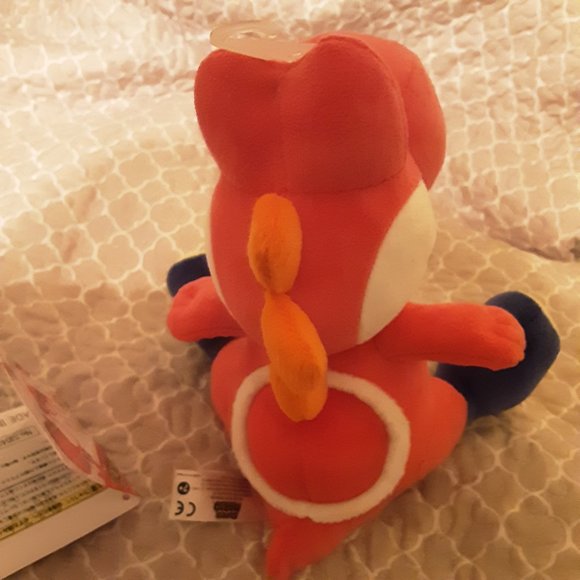 NWT!!! Super Mario All Star Collection Red Yoshi Plush, 8" - Picture 3 of 7